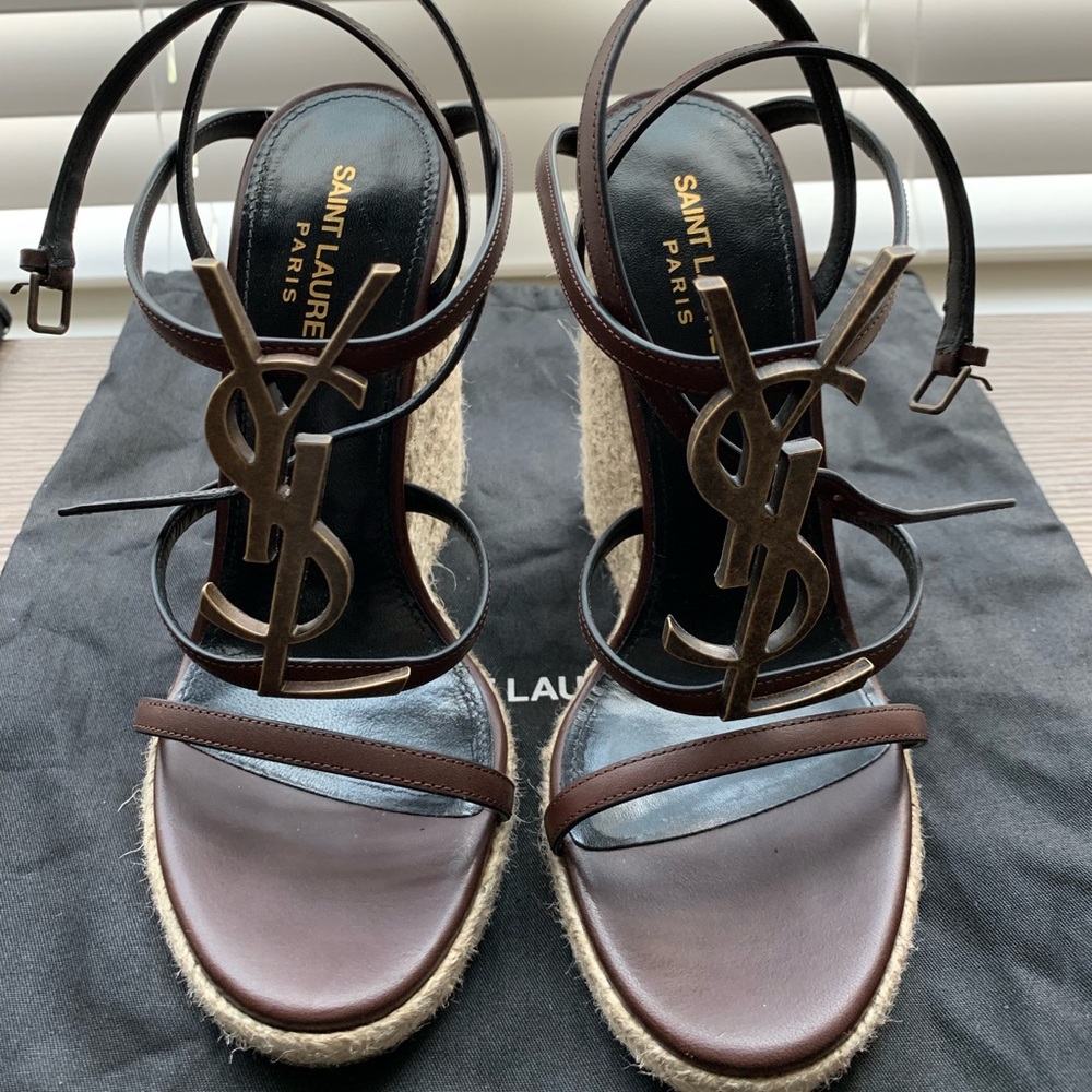 YSL Cassandra Wedges